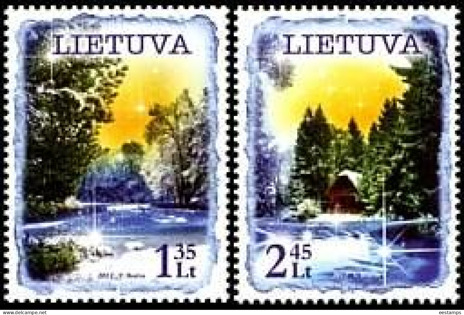 Lithuania 2012 . Christmas 2012 (Forest). 2v. Michel # 1119-20 - Lithuania