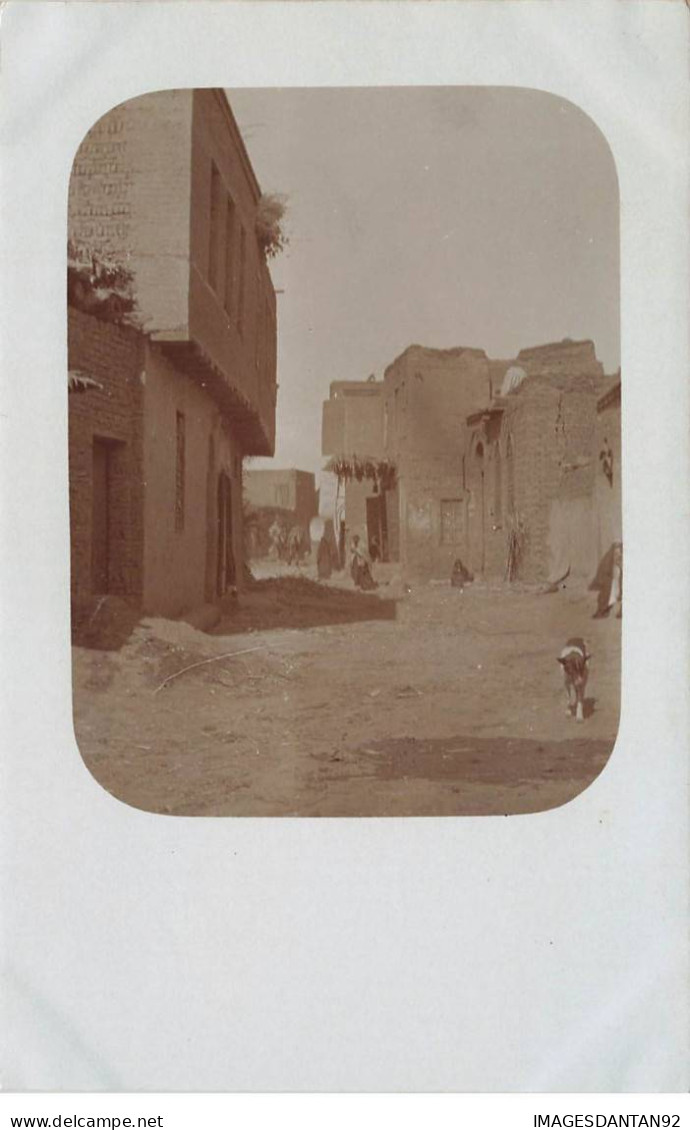 EGYPTE EGYPTE #32432 UNE RUE DE LA VILLE  CARTE PHOTO - Other & Unclassified