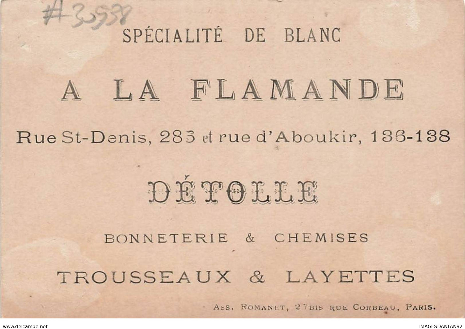 CHROMO #CL30938 A LA FLAMANDE ENFANTS BALANCOIRE ROMANET PARIS - Other & Unclassified