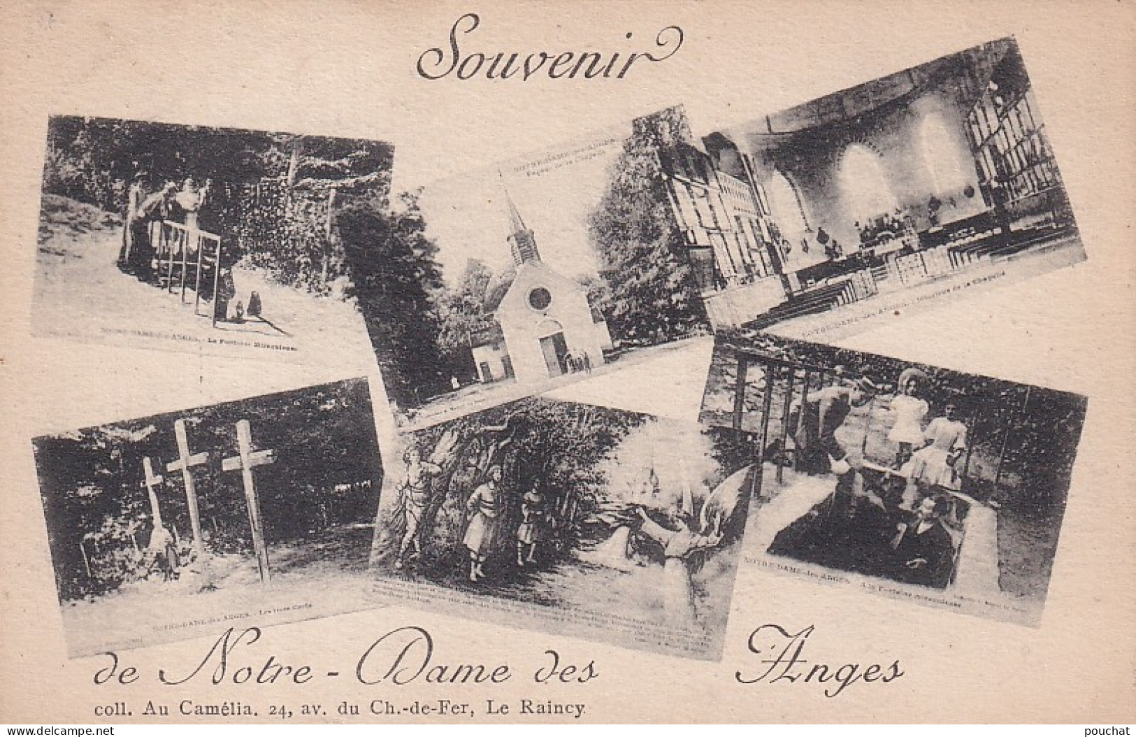 XXX Nw-(93) SOUVENIR DE NOTRE DAME DES ANGES - CARTE MULTIVUES - Clichy Sous Bois