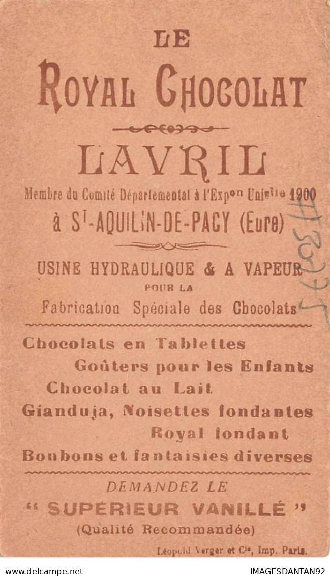 CHROMO #CL30775 ROYAL CHOCOLAT GOUNOD COMPOSITEUR PORTRAIT LEOPOLD VERGER PARIS - Other & Unclassified
