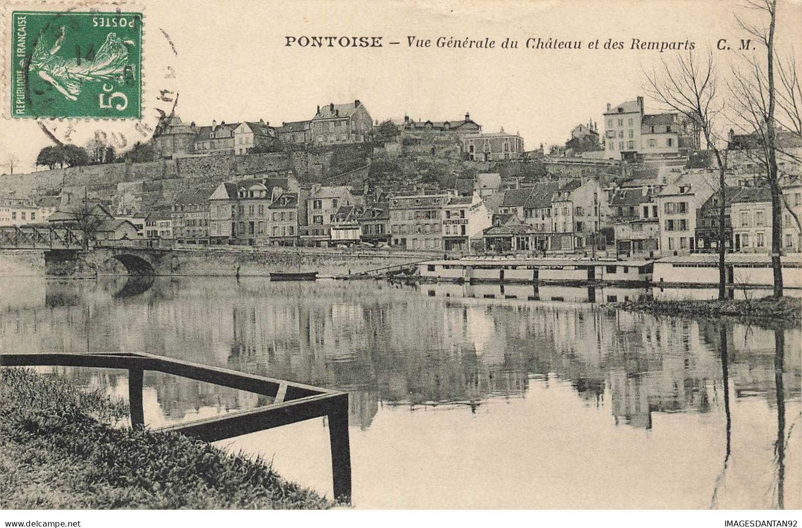 95 PONTOISE #AS30027 VUE GENERALE DU CHATEAU ET DES REMPARTS - Cergy Pontoise