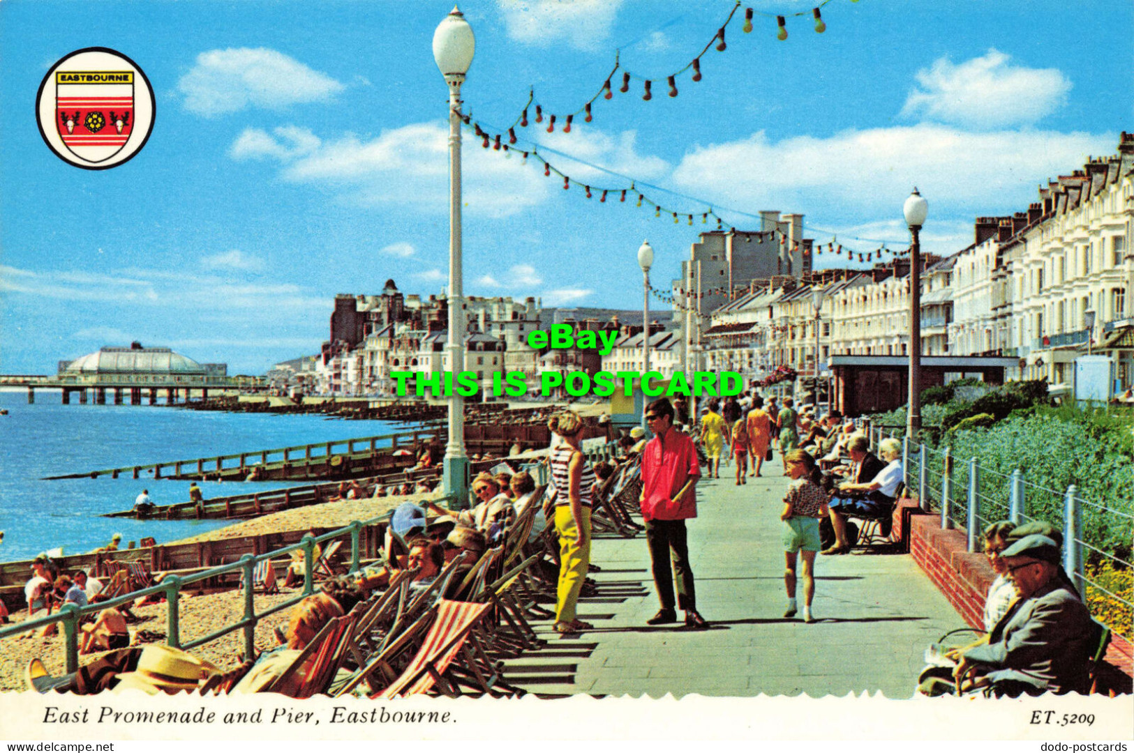 R572411 East Promenade And Pier. Eastbourne. ET. 5209. Elgate - World