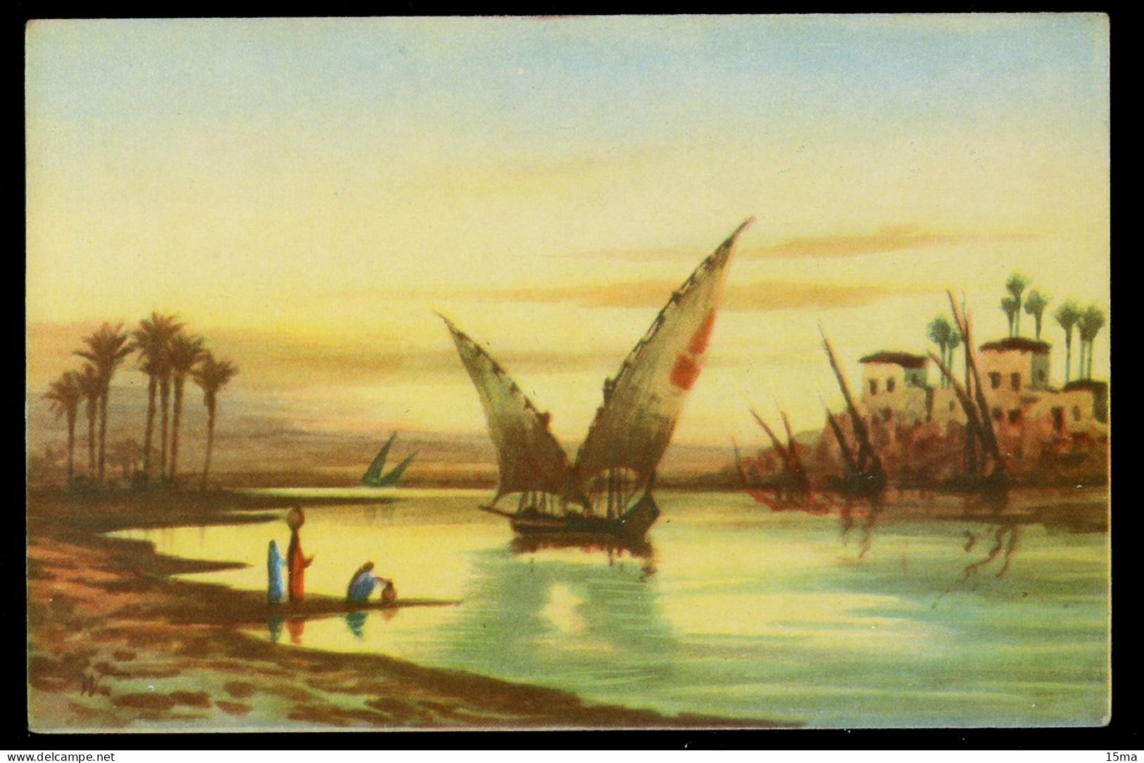 EGYPT The Nile At Floodtime PAPAZOGLOU & COHEN - Otros & Sin Clasificación