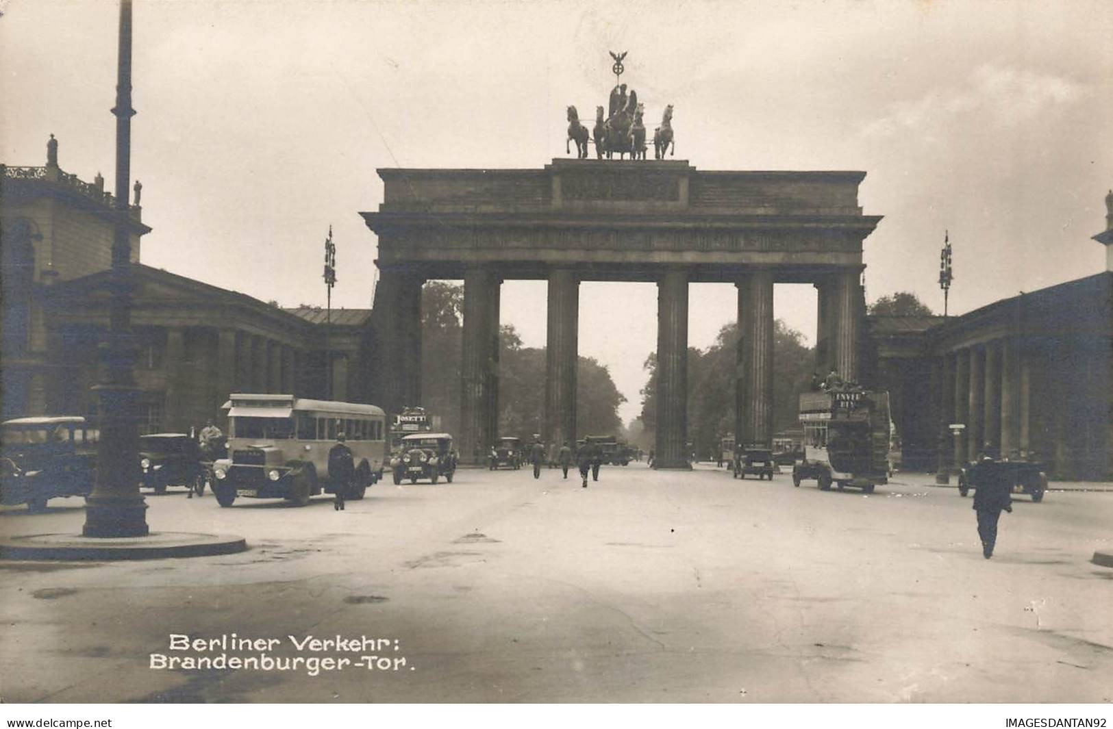 ALLEMAGNE #MK35918 BERLINER VERKEHR BRANDENBURGER TOR AUTOBUS AUTOCAR - Sonstige & Ohne Zuordnung