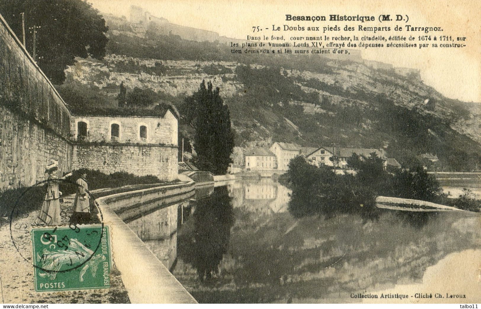 25 - Besançon - Le Doubs Aux Pieds Des Remparts De Terragnoz - Besancon