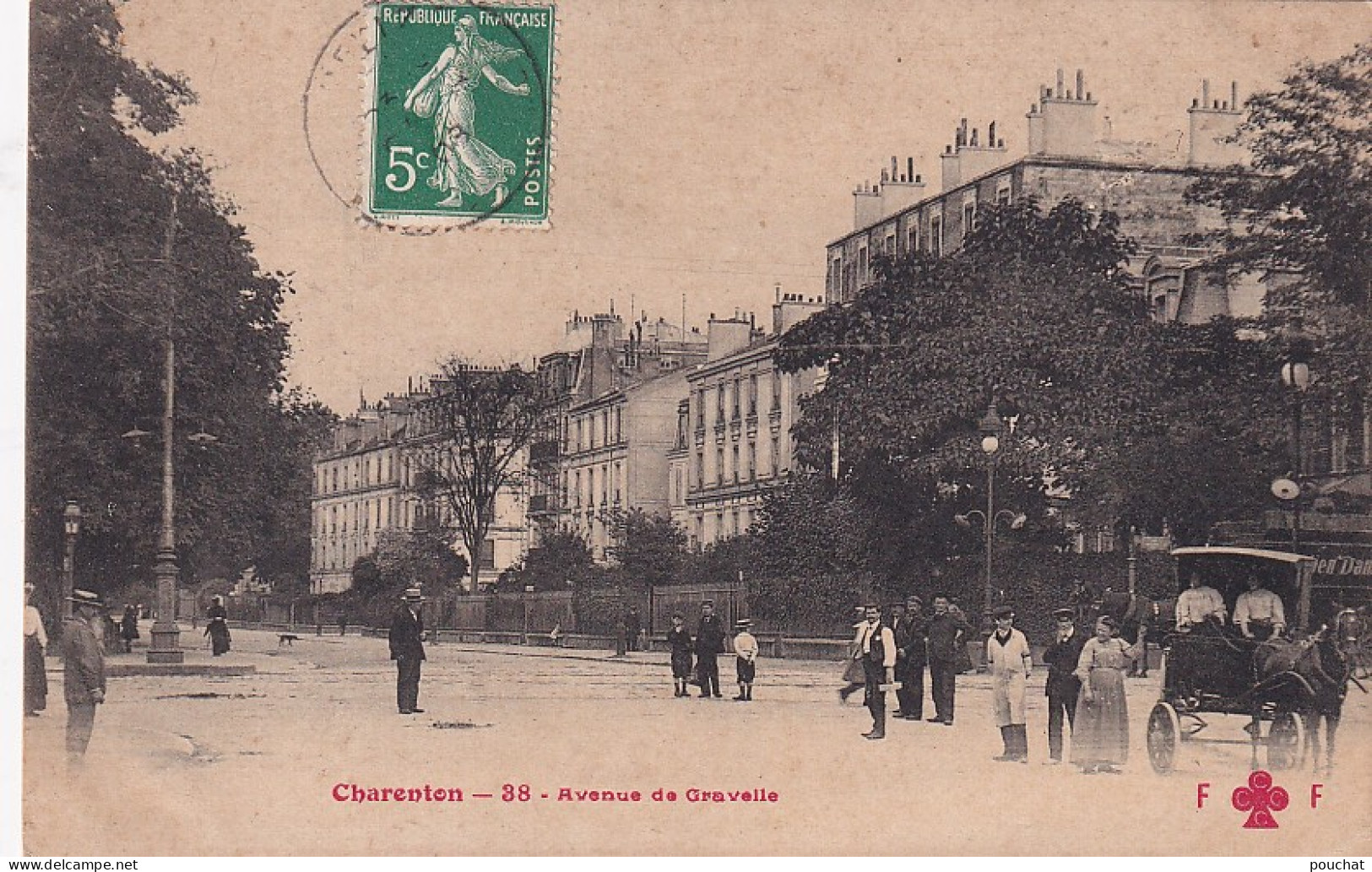 XXX Nw-(94) CHARENTON - AVENUE DE GRAVELLE - ANIMATION - Charenton Le Pont