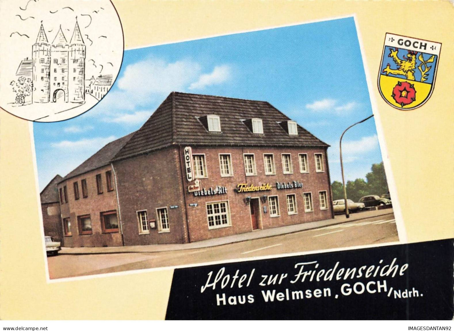 ALLEMAGNE #MK35913 HOTEL ZUR FRIEDENSEICHE HAUS WELMSEN GOCH - Goch