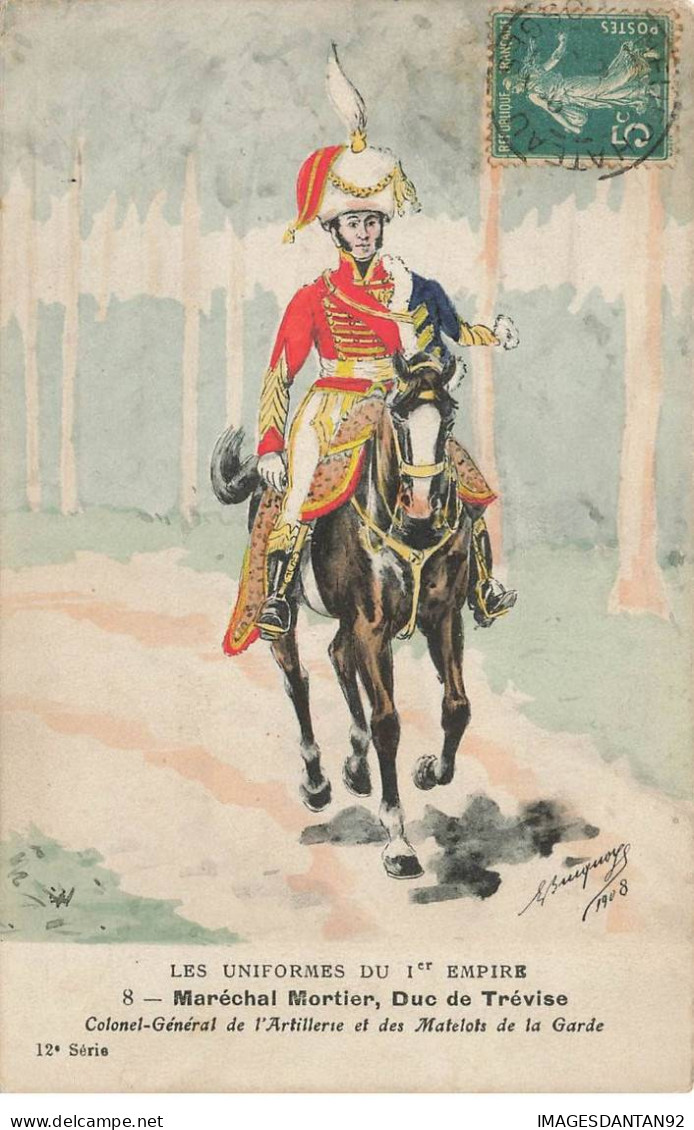 MILITAIRES #MK39699 LES UNIFORMES DU 1ER EMPIRE MARECHAL MORTIER DUC DE TREVISE CHEVAL - Uniformes