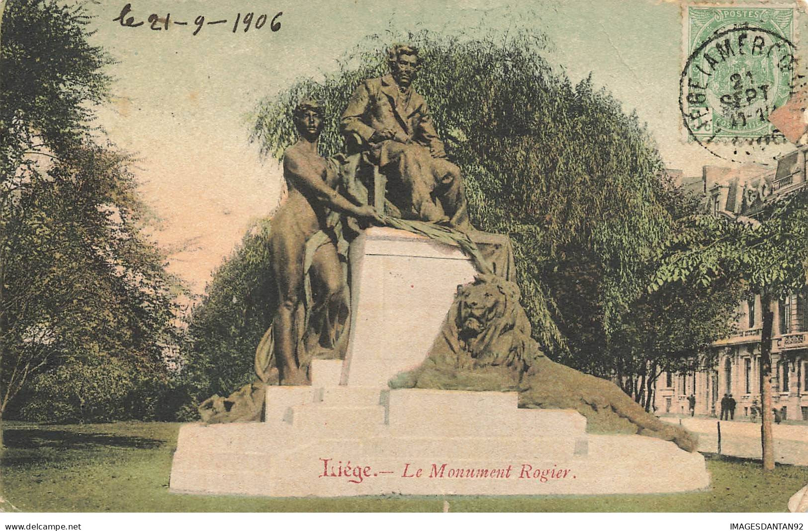 BELGIQUE #MK35612 LIEGE LE MONUMENT ROGIER - Lüttich