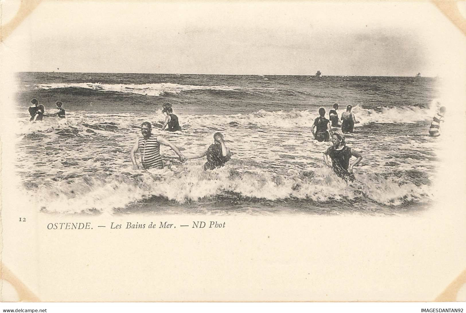 BELGIQUE #MK35786 OSTENDE LES BAINS DE MER - Oostende