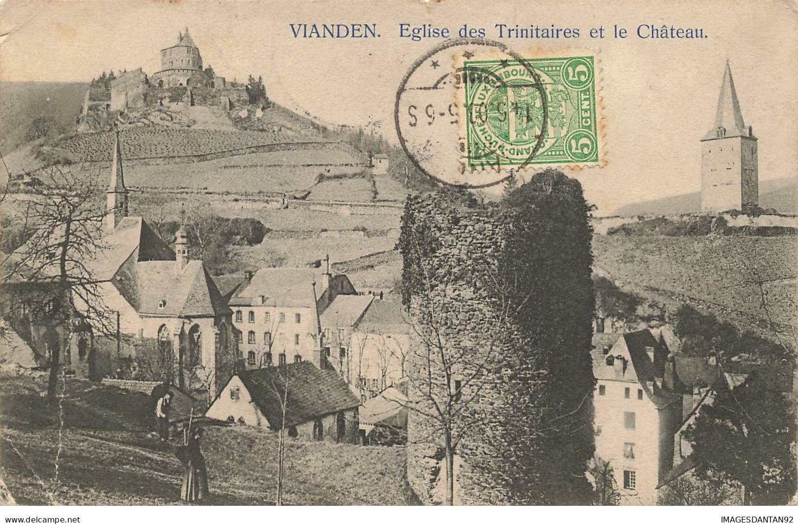 LUXEMBOURG #AS31390 VIANDEN EGLISE DES TRINITAIRES ET LE CHATEAU - Vianden