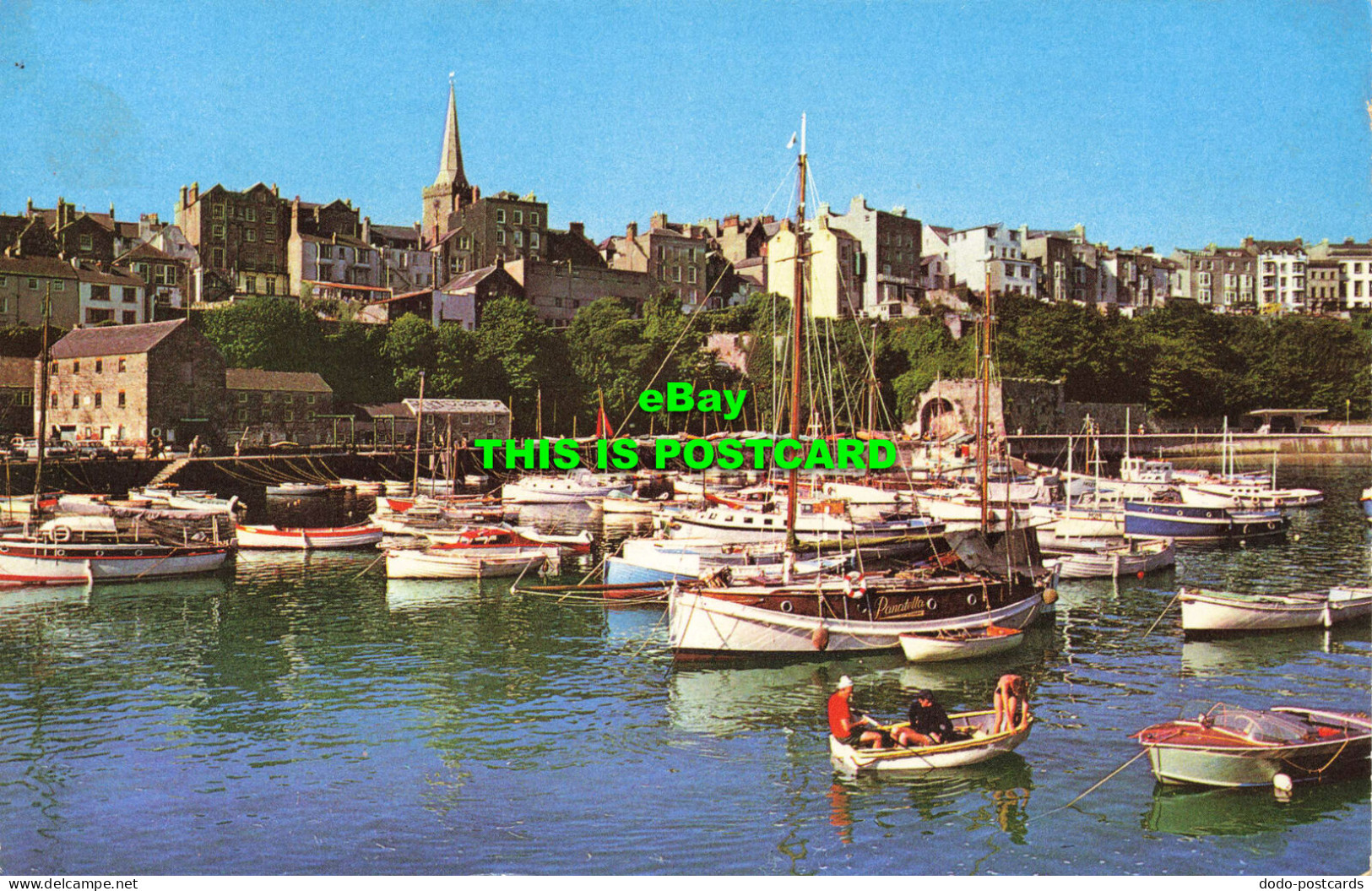 R572419 Tenby Harbour. Pembrokeshire. Cotman Color. Jarrold. 1967 - World