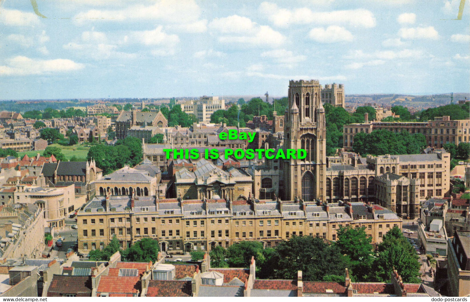 R572951 University From Cabot Tower. Bristol. Natural Colour Series. Photographi - World