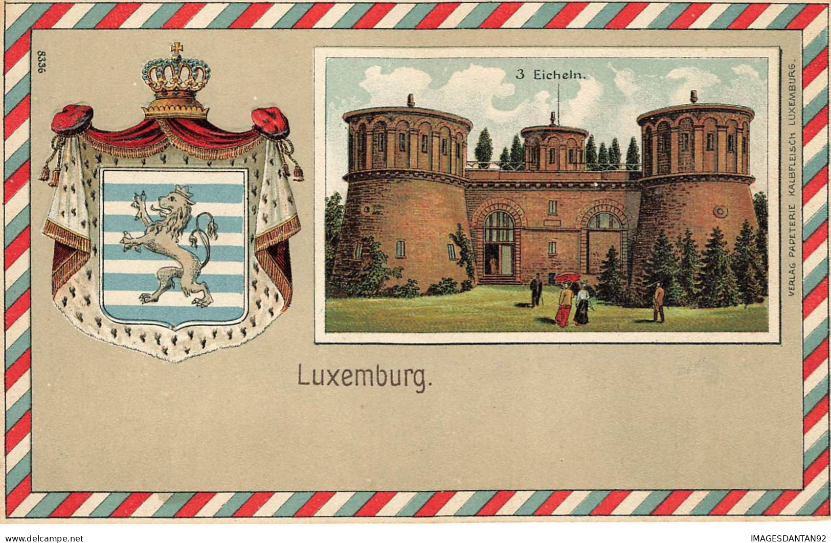 LUXEMBOURG #AS31381 LUXEMBOURG EICHELN ARMOIRIE BLASON GAUFREE - Luxemburg - Stadt