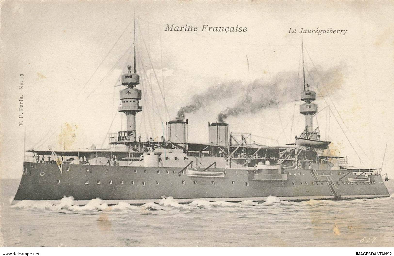 BATEAUX GUERRE #MK36333 MARINE FRANCAISE LE JAUREGUIBERRY - Warships
