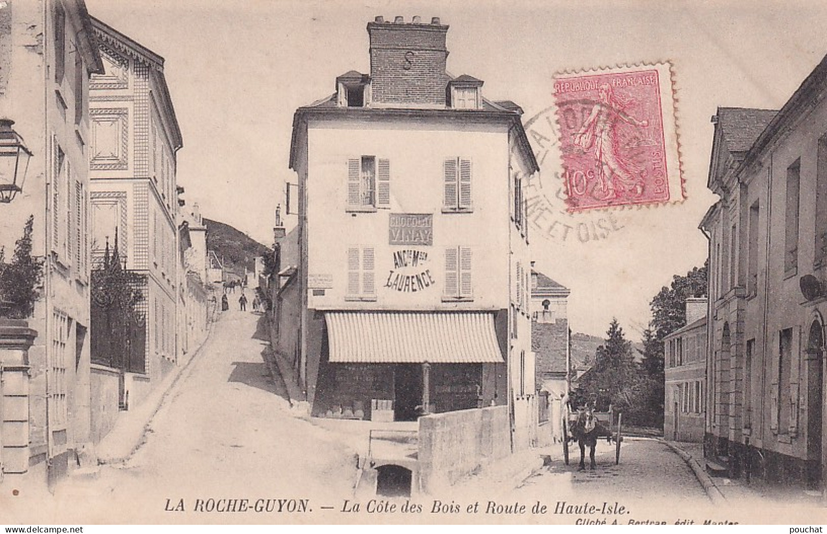 XXX Nw-(95) LA ROCHE GUYON - LA COTE DES BOIS ET ROUTE DE HAUTE ISLE - La Roche Guyon