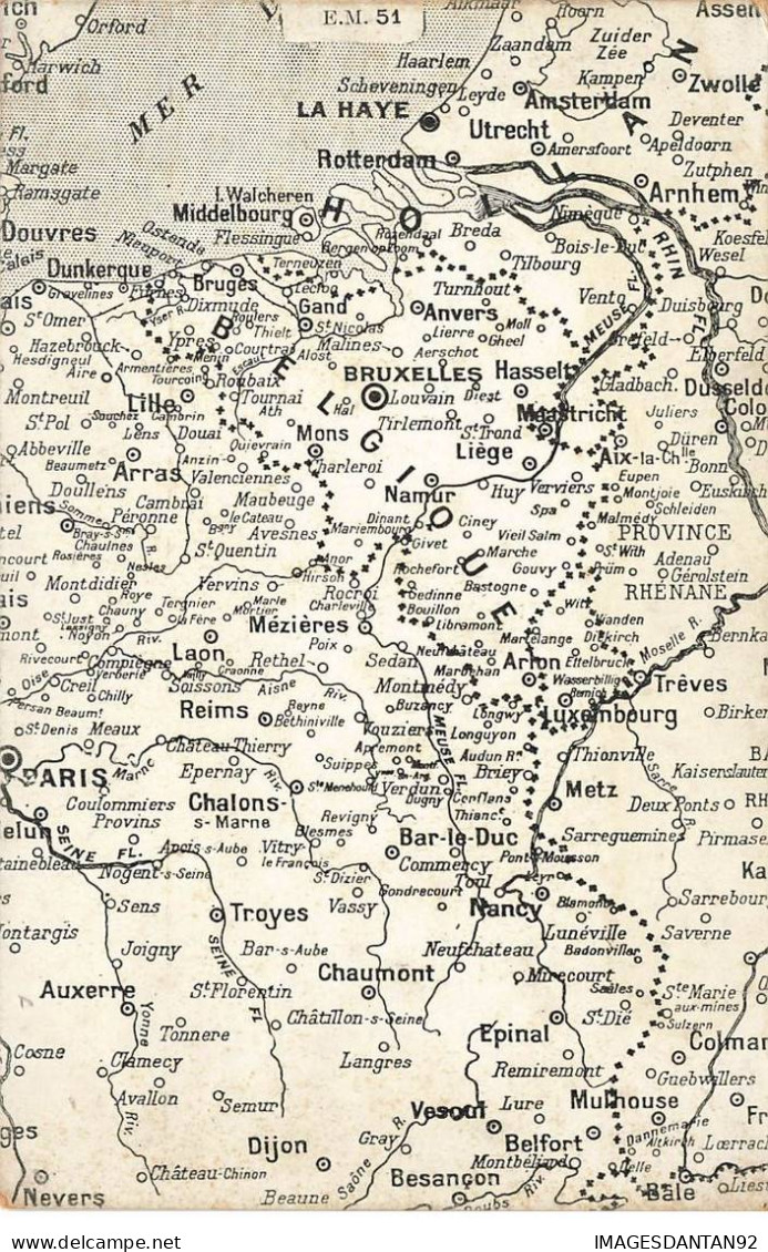 BELGIQUE #MK35854 PLAN DE LA BELGIQUE - Otros & Sin Clasificación