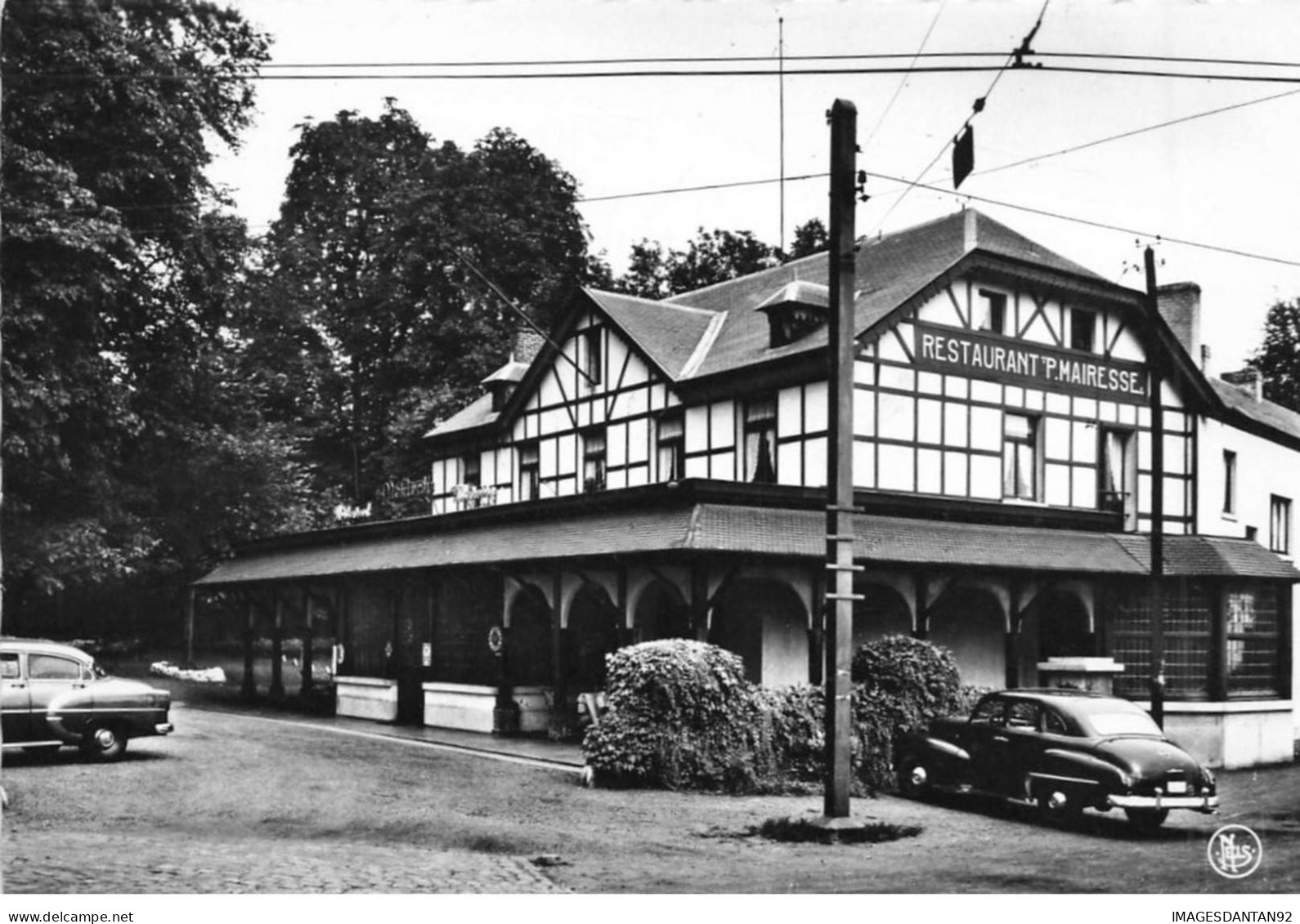 BELGIQUE #MK35670 RESTAURANT MAIRESSE EN FACE DU PARC DE MARIEMONT - Morlanwelz