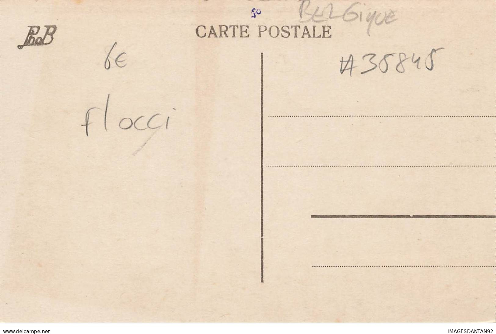 BELGIQUE #MK35845 LOMBARTZIJDE RUINES DANS LES LIGNES ALLEMANDES EMPLACEMENT D UNE BATTERIE - Altri & Non Classificati