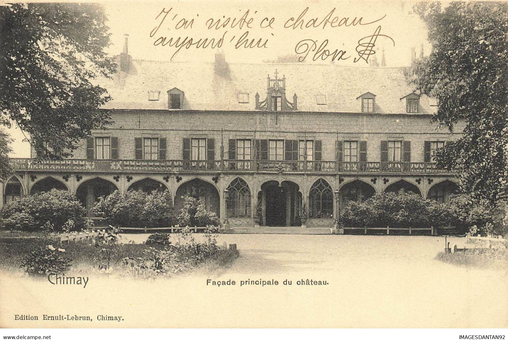 BELGIQUE #MK35748 CHIMAY FACADE PRINCIPALE DU CHATEAU - Chimay