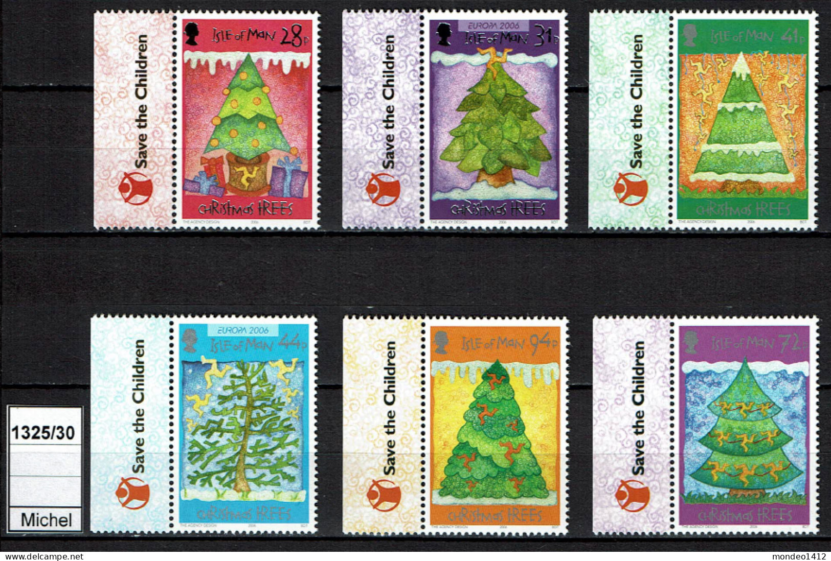 Isle Of Man - 2006 - MNH - Noël, Kerstmis, Christmas Tree  Weihnachten - Border Sheet - Man (Ile De)