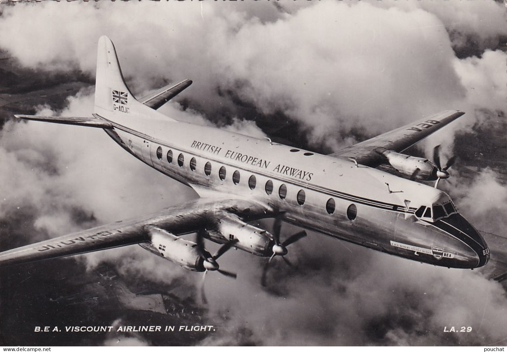 XXX Nw- B. E. A. - VISCOUNT AIRLINER IN FLIGHT - 1946-....: Ere Moderne