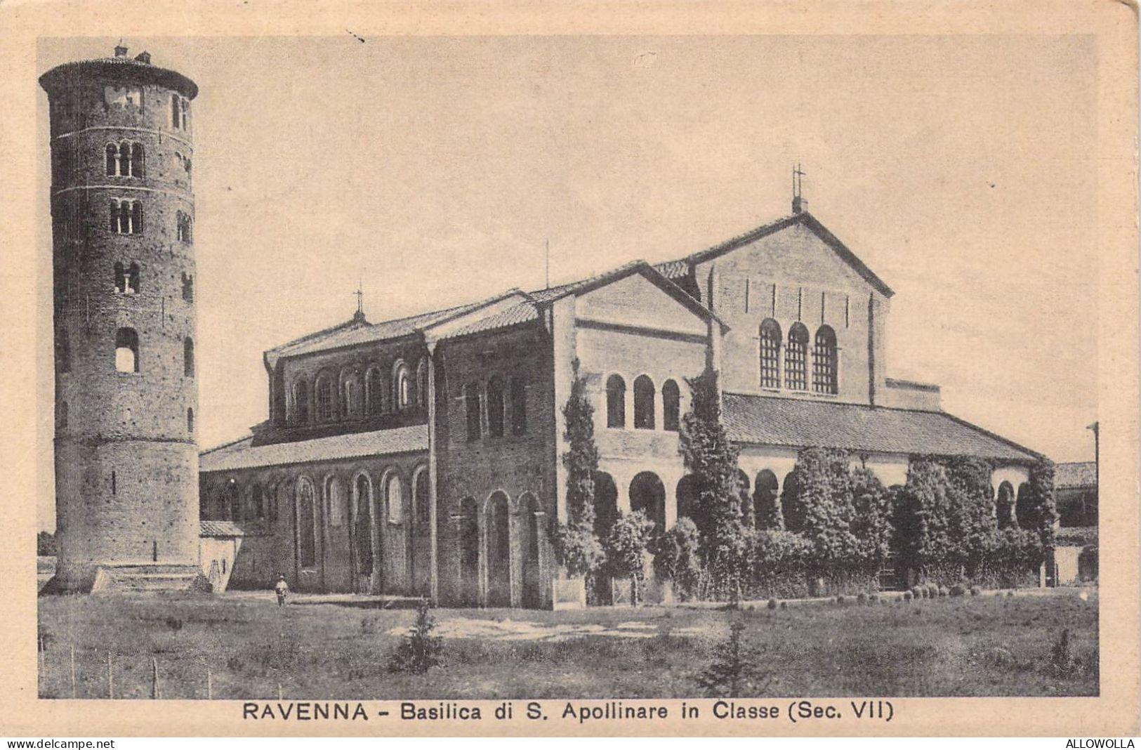 26788 " RAVENNA-BASILICA DI S. APOLLINARE IN CLASSE " -VERA FOTO-CART.SPED.1936 - Ravenna