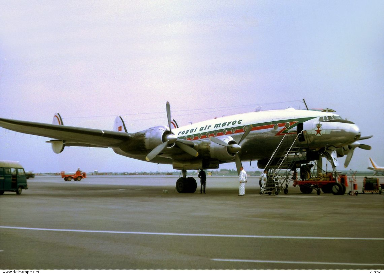 Aviation Postcard-WGA-1410 RAM Royal Air Maroc Lockheed Constellation - 1946-....: Modern Era