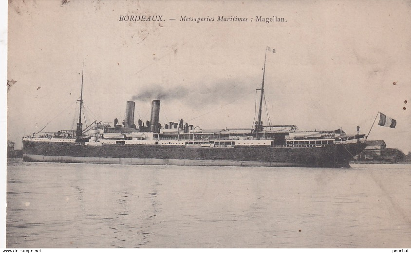 XXX Nw-(33) BORDEAUX - MESSAGERIES MARITIMES " MAGELLAN " - AGENCE MARITIME J. GILGORRY - Passagiersschepen