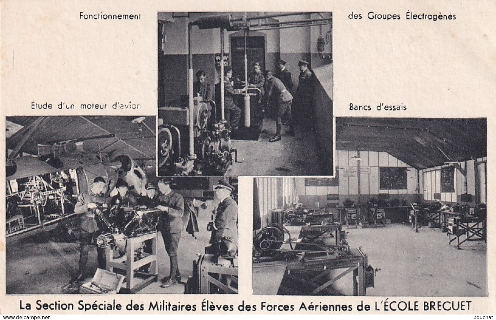 XXX Nw-(75) PARIS 15e - SECTION DES MILITAIRES ELEVES DES FORCES AERIENNES DE L'ECOLE BREGUET -  - Other & Unclassified