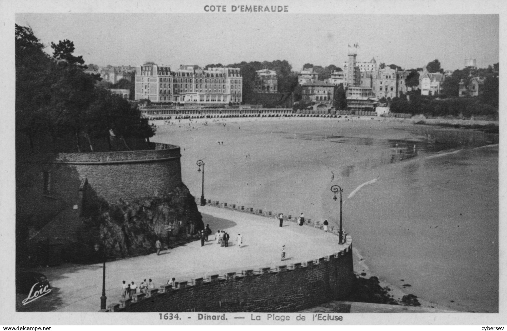 DINARD - La Plage De L'Ecluse - Animé - Dinard