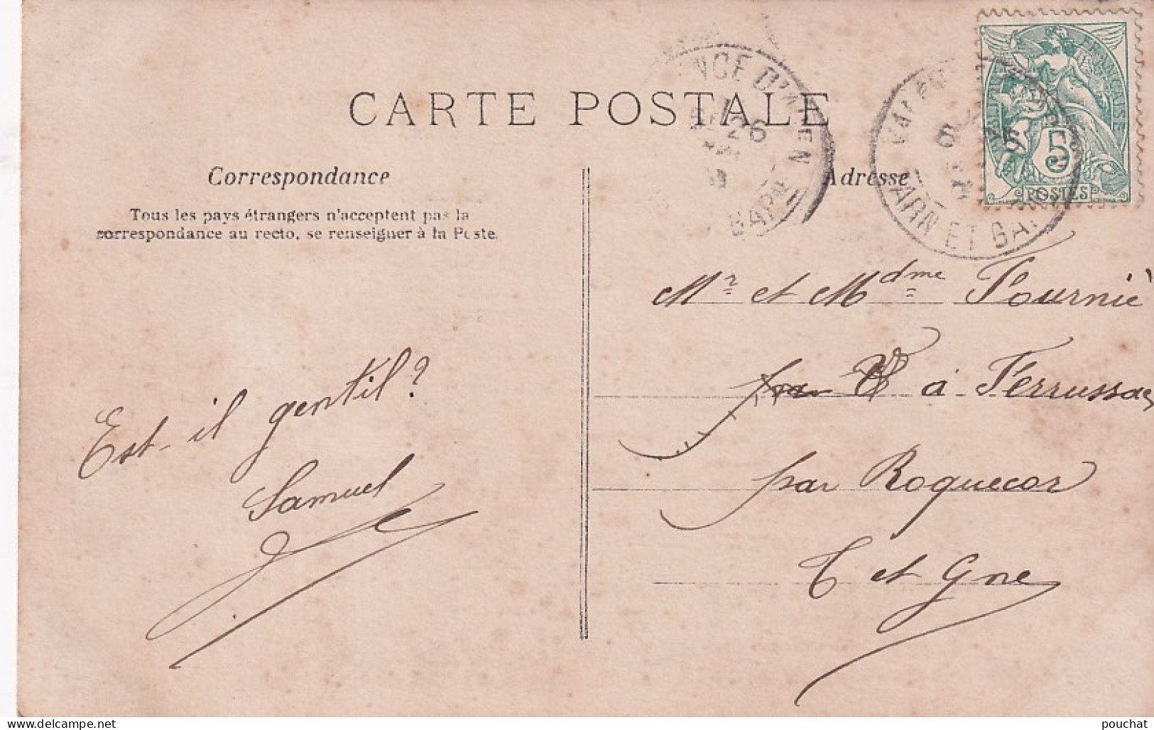XXX Nw- FAIRE PART NAISSANCE 31 OCTOBRE 1885 , Mr ET Mme S. CASTEX ( 82 )- BEBE DANS CORBEILLE FLEURIE - LOT DE 2 CARTES - Bébés