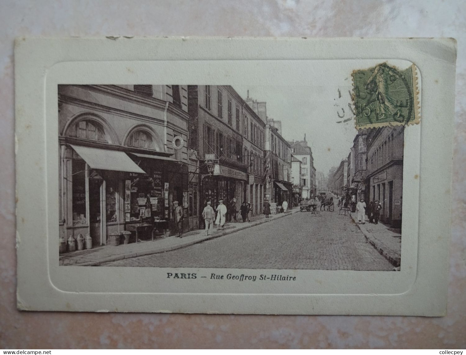 CPA 75 PARIS Rue Geoffroy St Hilaire - Bord Blanc - Other & Unclassified