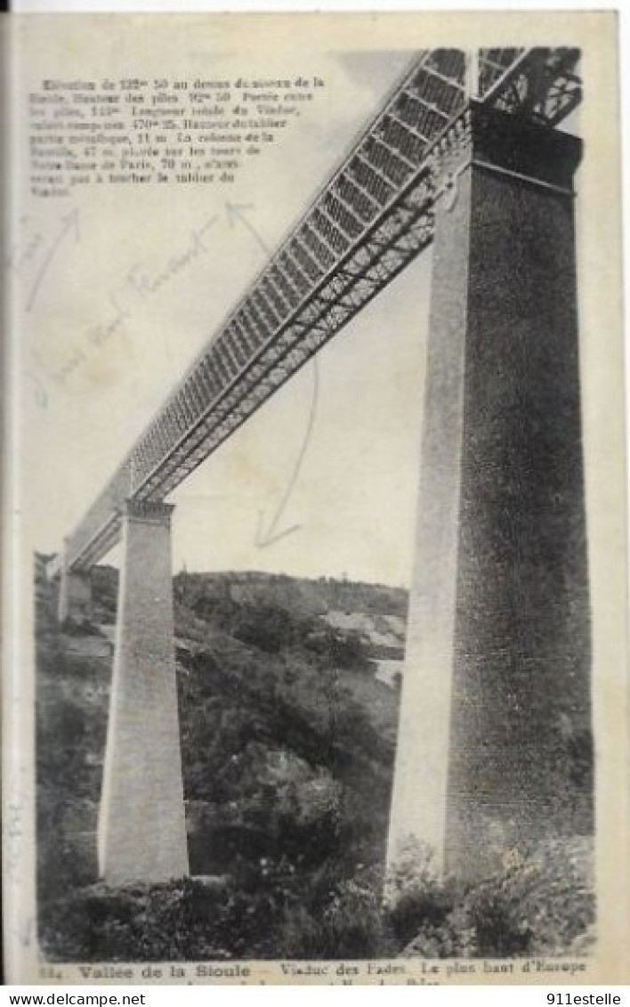 63 VIADUC DES FADES . LE PLUS HAUT D EUROPE - Otros & Sin Clasificación