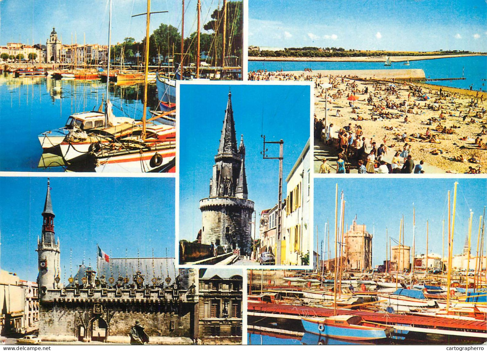 Navigation Sailing Vessels & Boats Themed Postcard La Rochelle Yacht Harbour - Segelboote