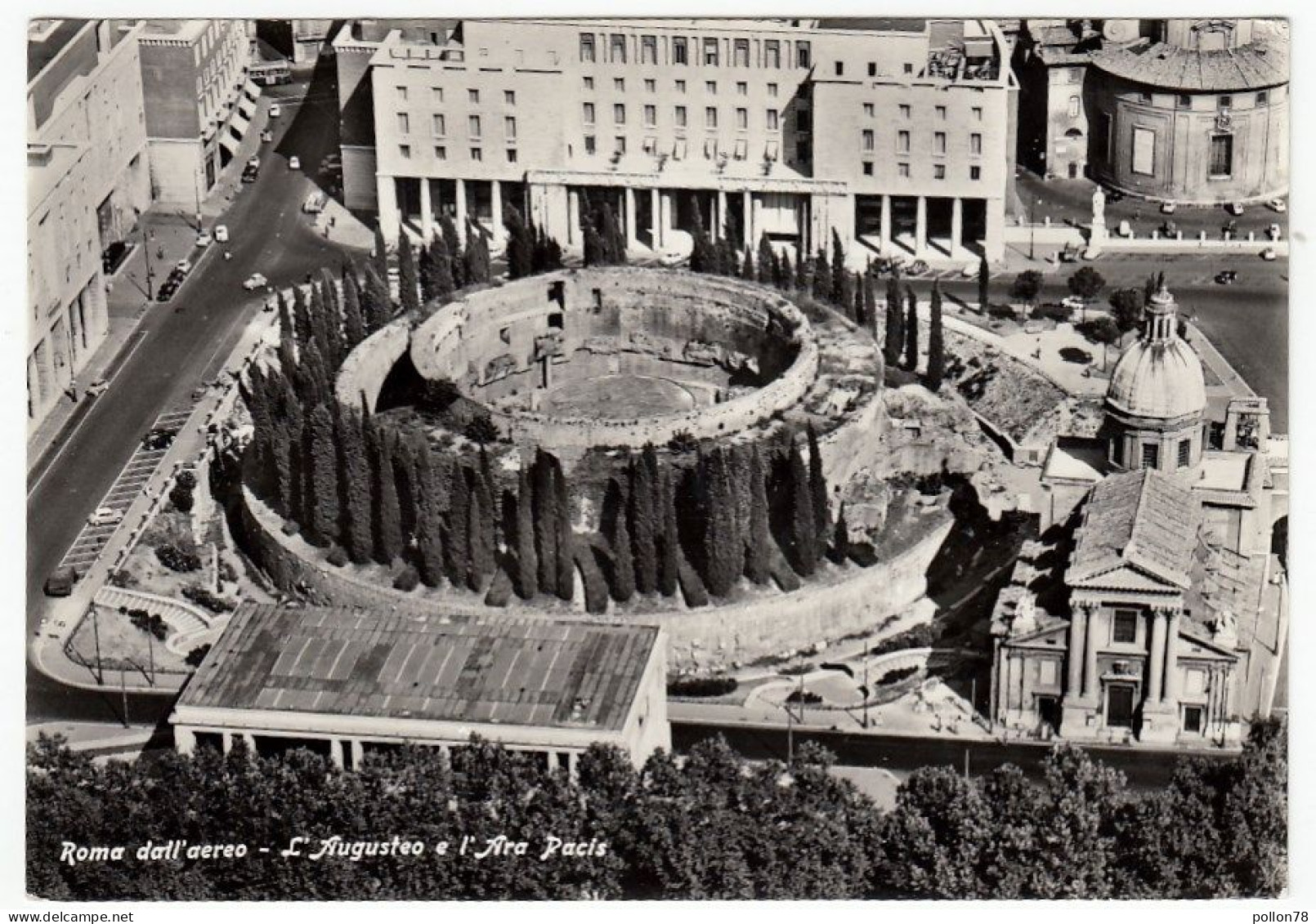 ROMA DALL'AEREO - L'AUGUSTEO E L'ARA PACIS - 1959 - Other & Unclassified