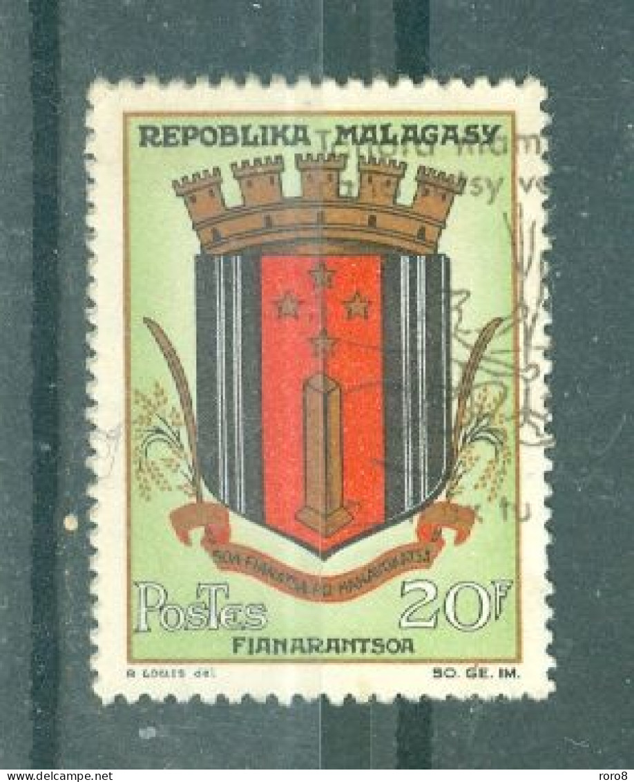 MADAGASCAR - N°391 Oblitéré. Armoiries. - Timbres