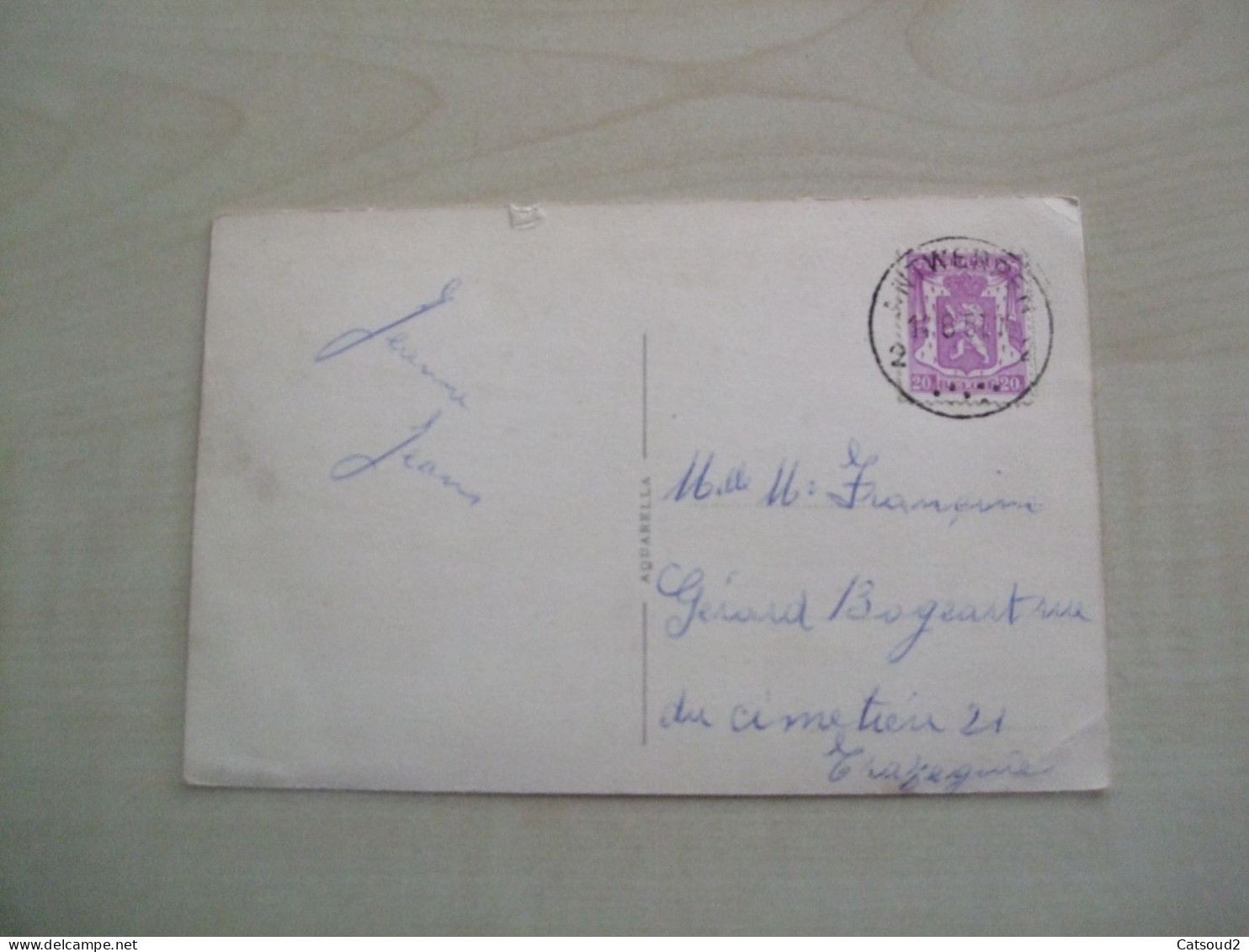 Carte Postale Ancienne 1952 ANVERS La Rade - Antwerpen