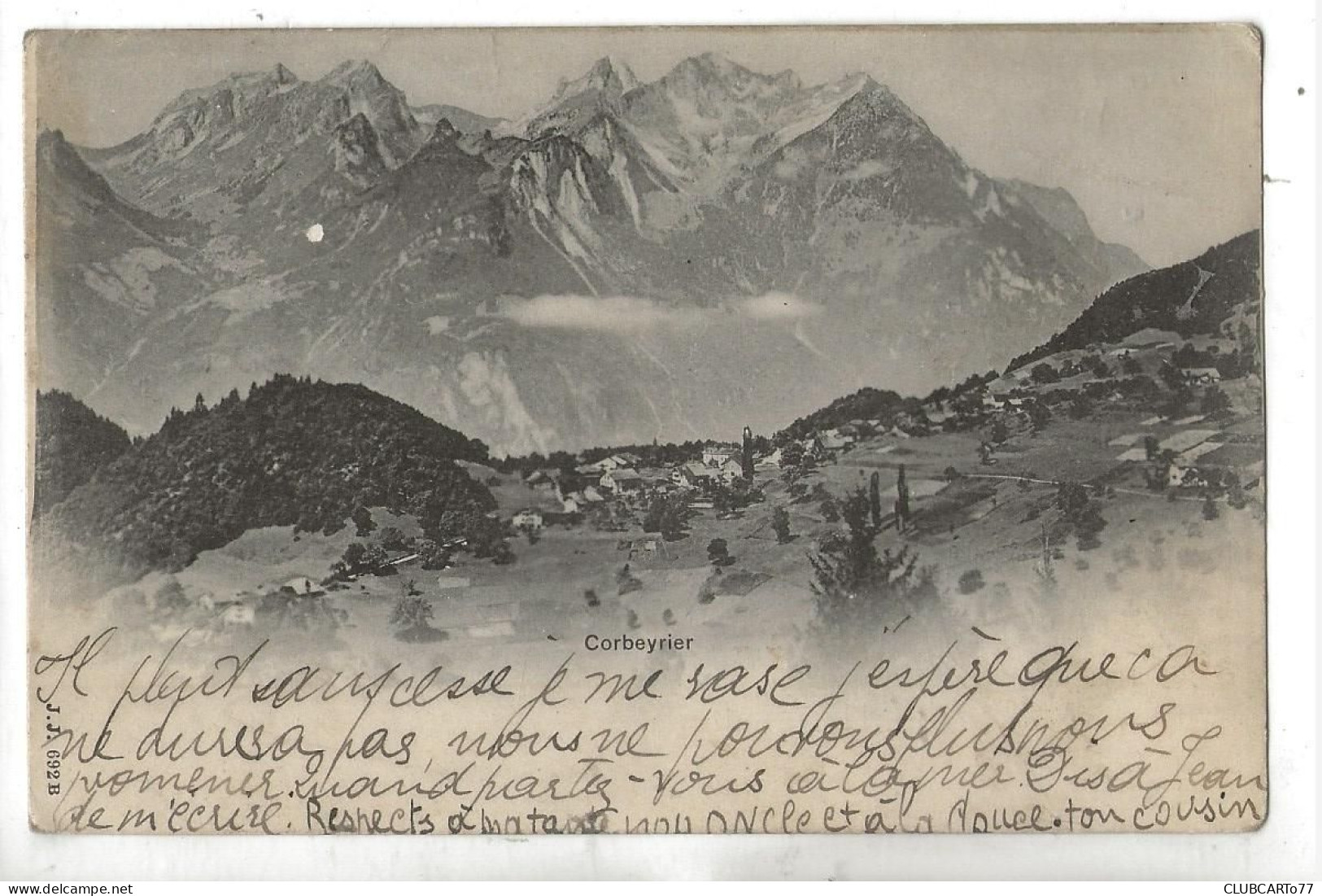 Corbeyrier (Suisse, Vaud) : Vue Panoramique En 1905 PF. - Corbeyrier