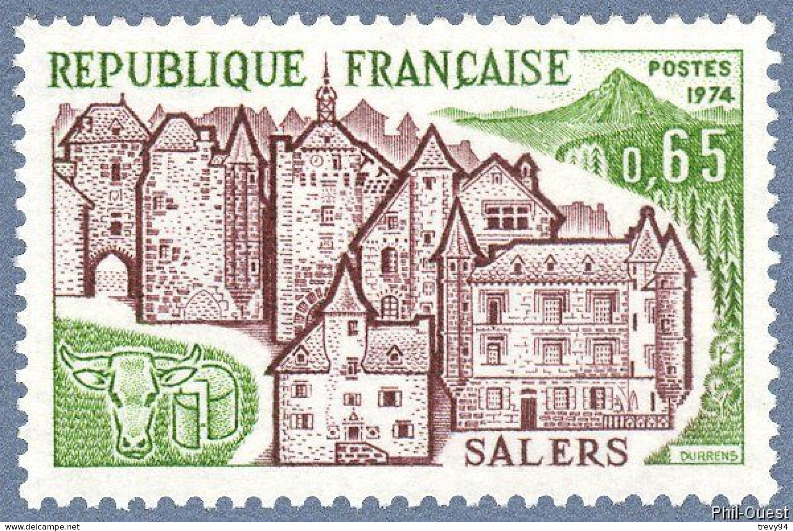 Timbre De 1974 - Salers - Yvert & Tellier N° 1793 - Unused Stamps