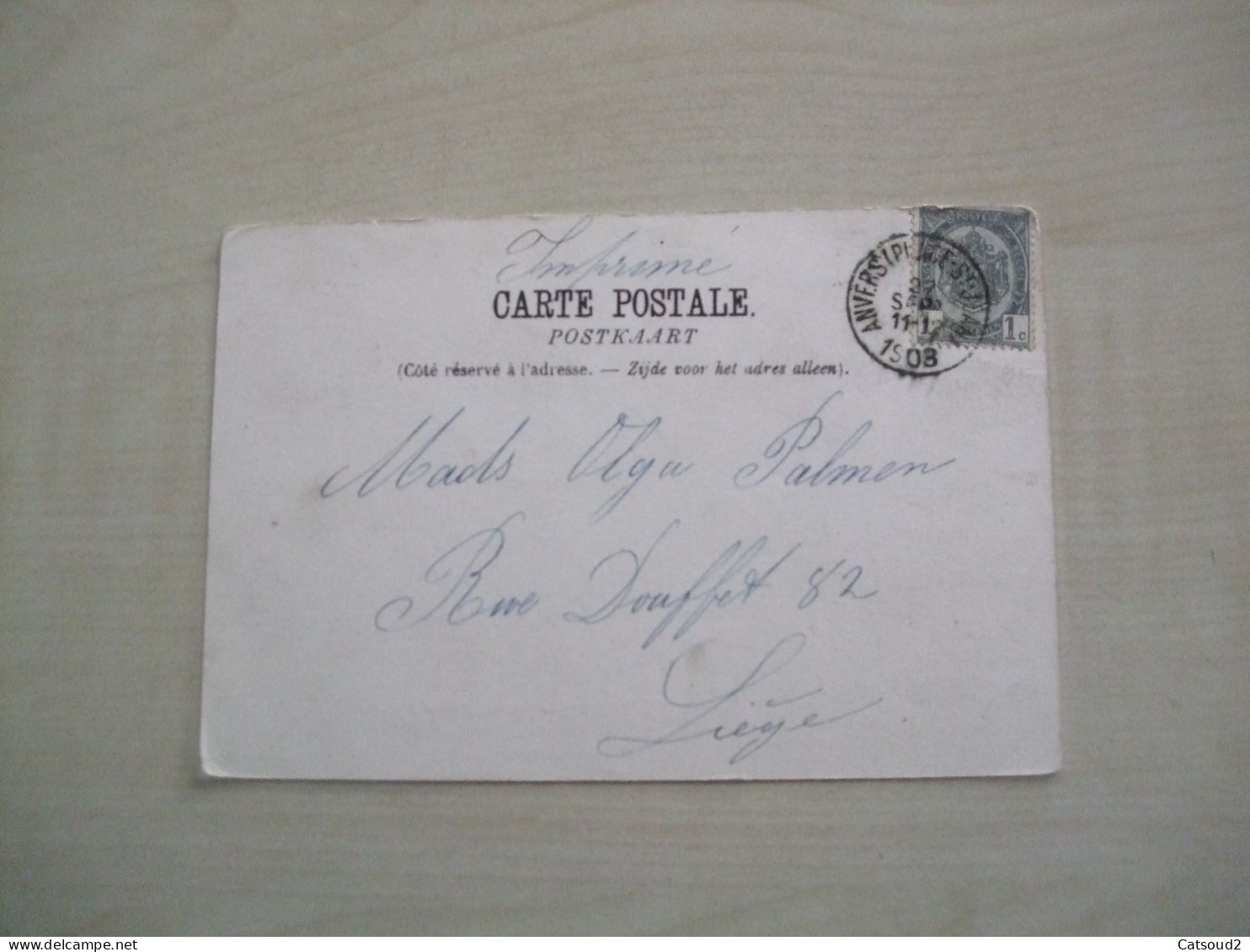 Carte Postale Ancienne 1903 ANVERS L'église St Charles Boromeus - Antwerpen