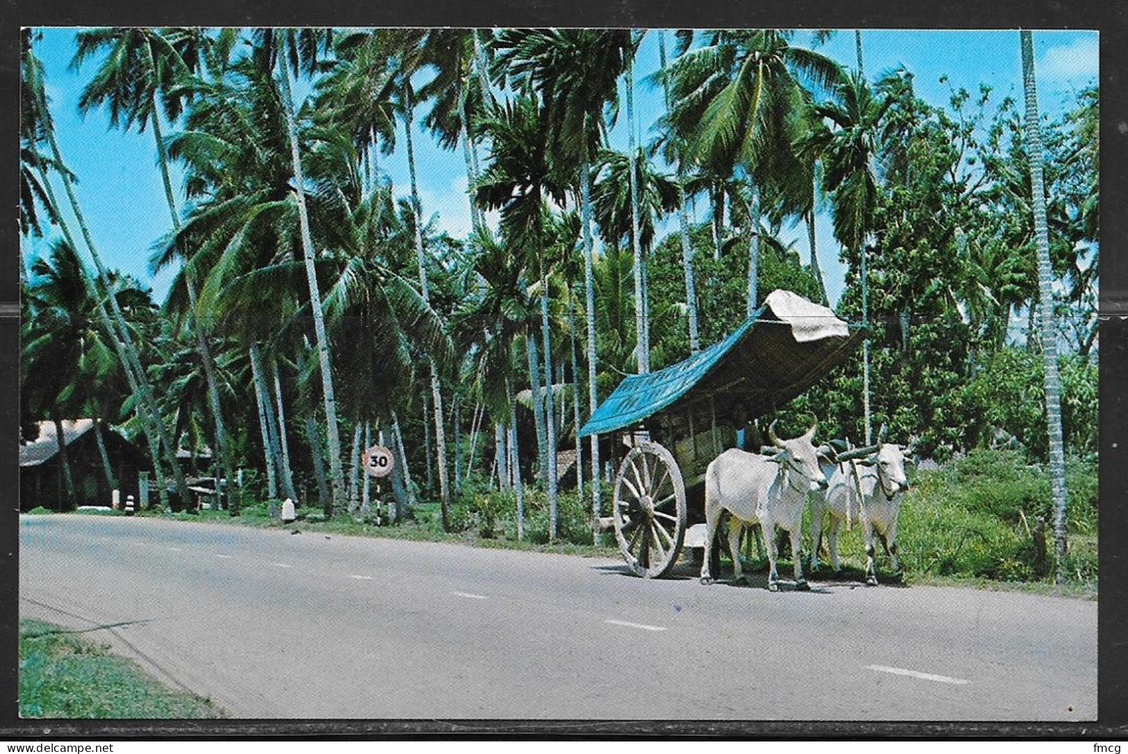 Malacca, Bullock Cart, Unused. - Malasia