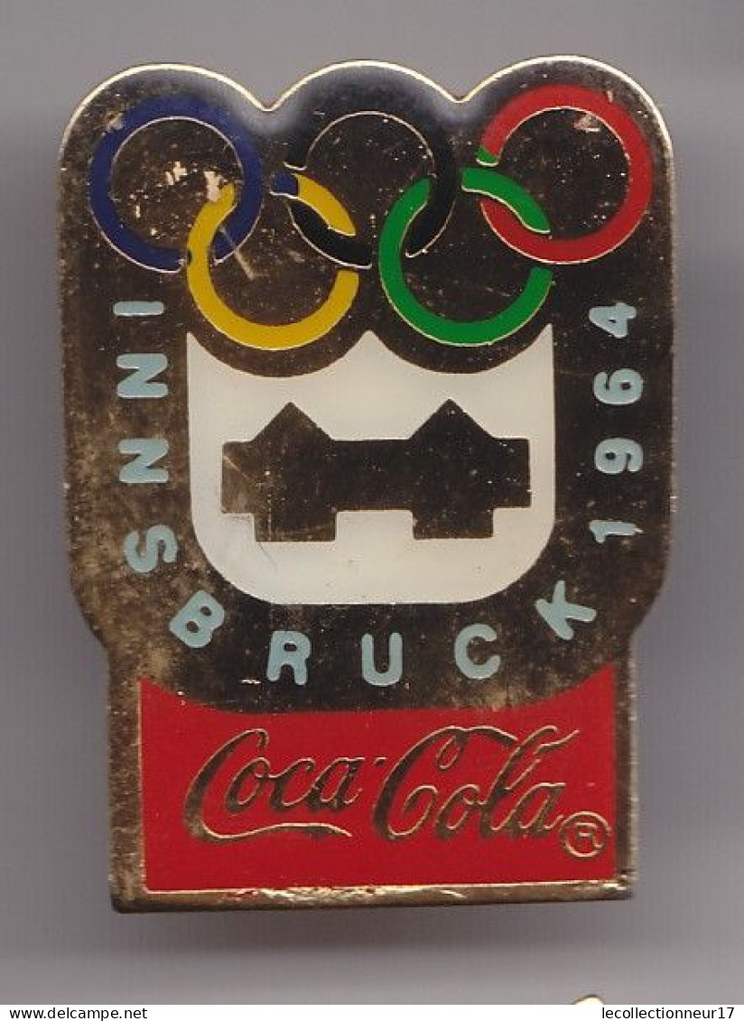 Pin's J.O  Coca Cola Innsbruck 1964 Jeux Olympiques Réf 7192 - Coca-Cola