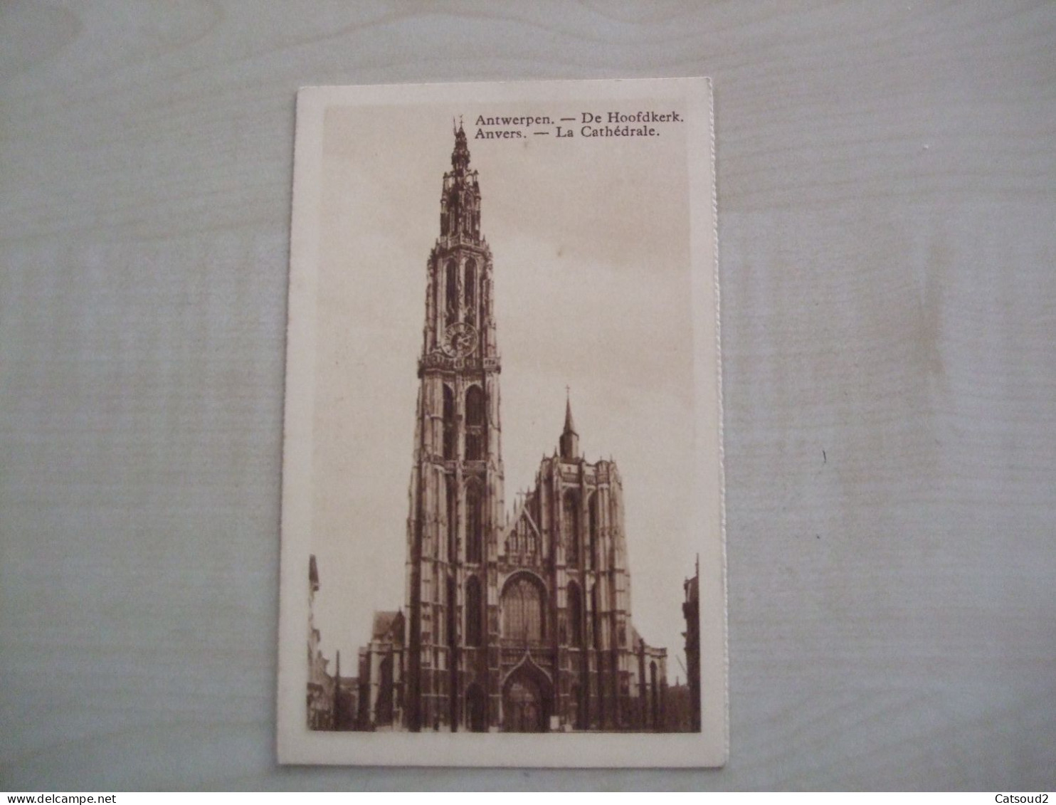Carte Postale Ancienne  ANVERS La Cathédrale - Antwerpen