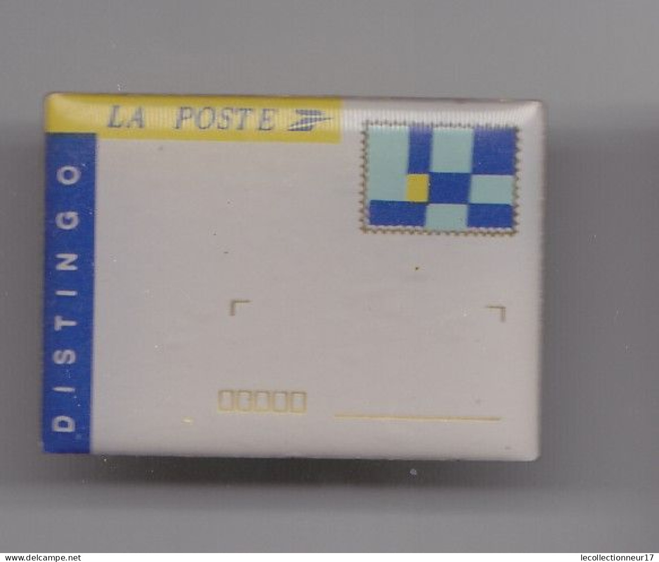 Pin's La Poste Enveloppe Distingo Réf 3156 - Mail Services