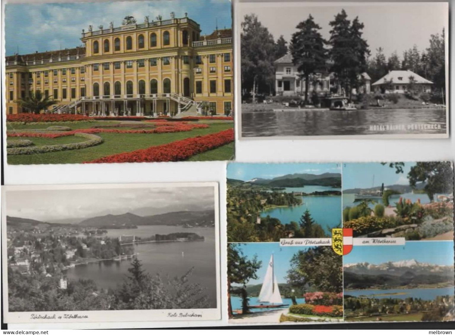 AUSTRIA 1960S 4 Collectible Scenic Postcards - Pörtschach