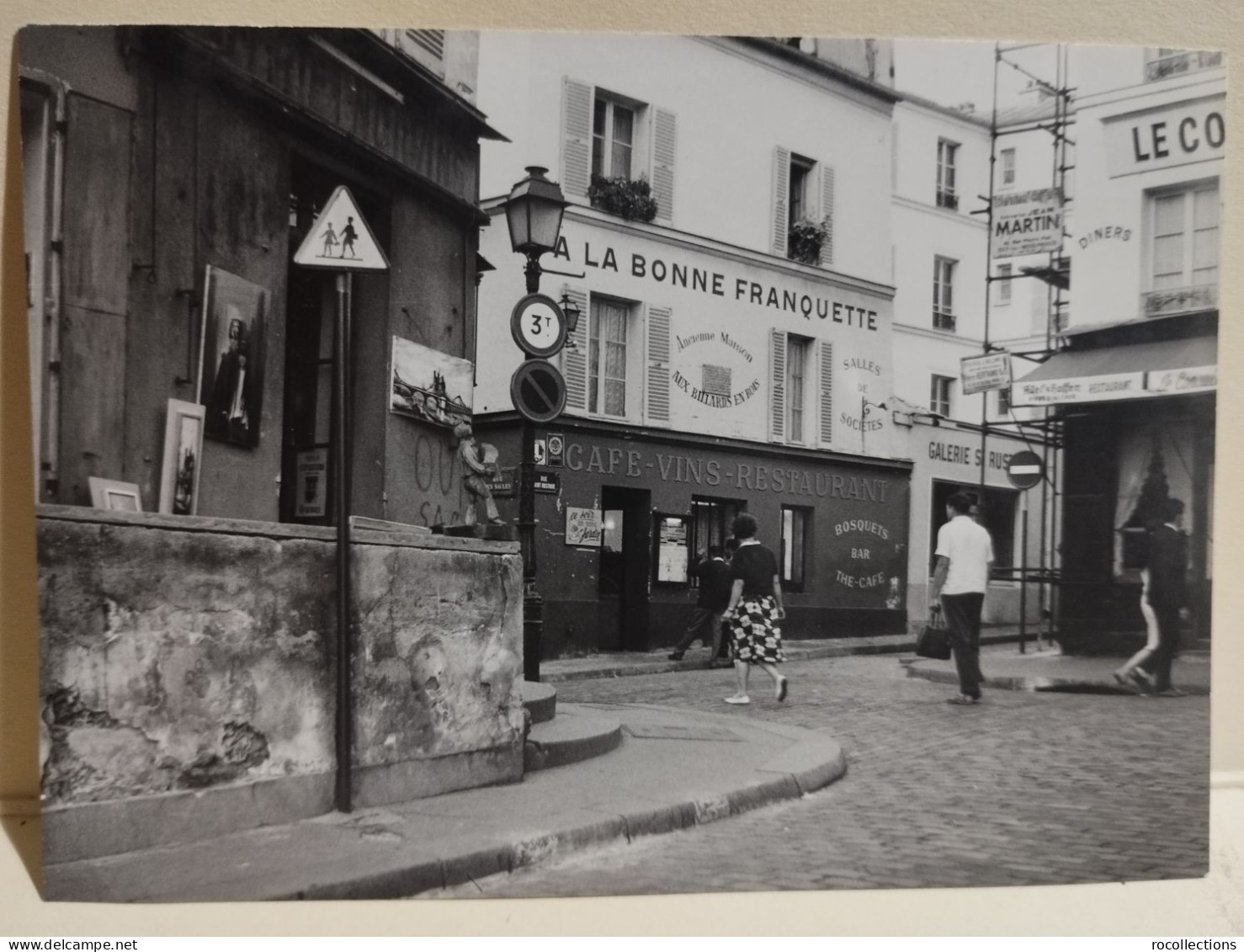 France Photo PARIS 1963. A LA BONNE FRANQUETTE  Cafe Vins Restaurant - Europa