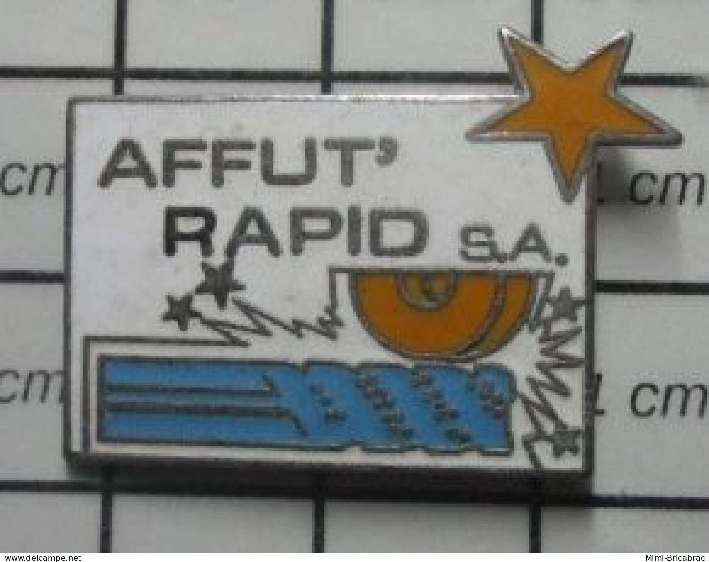 3517  Pin's Pins / Beau Et Rare / MARQUES / AFFUTAGE MECHES AFFUT' RAPID S.A. - Trademarks