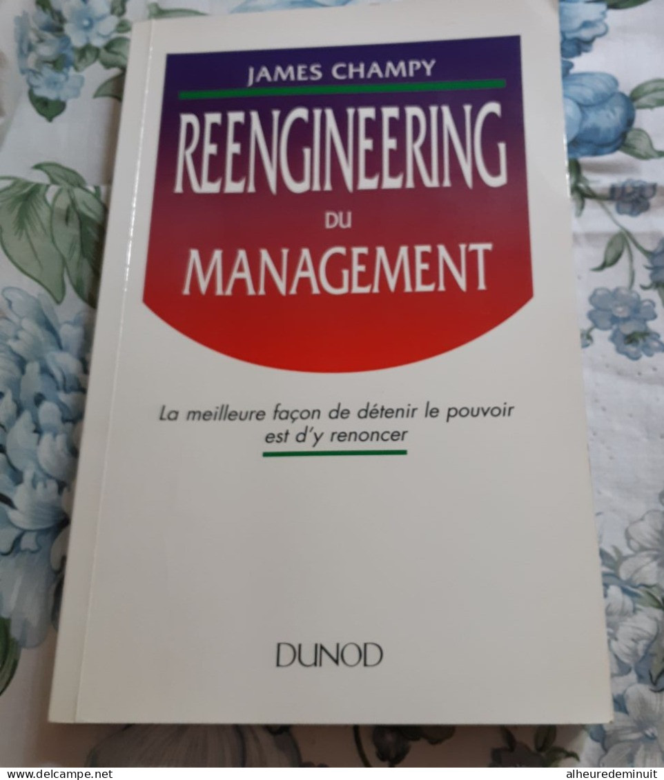 REENGINEERING DU MANAGEMENT"JAMES CHAMPY"Le Pouvoir"gestion"Economie"Politique"stratégie D'entreprise" - Economie